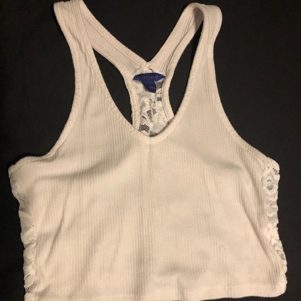 ‼️PRICE DROP‼️ White tank crop top